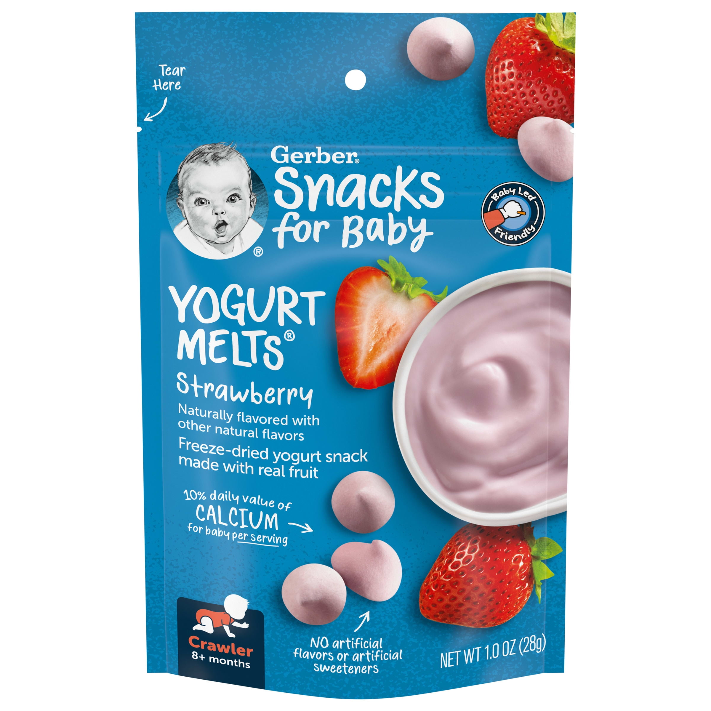Gerber Strawberry Yogurt Melts, 1 Oz (Pack of 7)