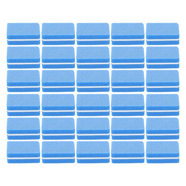 30 bloques pulidores de uñas profesionales para salón, minibloques portátiles para lijar y pulir uñas, herramienta de manicura, azul