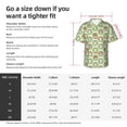 thumbnail image 6 of Lsque Cute Chubby Frog pattern Hawaiian Shirt for Men, Unisex Summer Beach Casual Short Sleeve Button Down Shirts-Small, 6 of 9