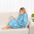 thumbnail image 4 of Kirky Hasky Dalmatian Blanket Hoodies for Kids 6-13YR Oversize Wearable Blanket Hoodies for Boys Girls Teens, 4 of 7