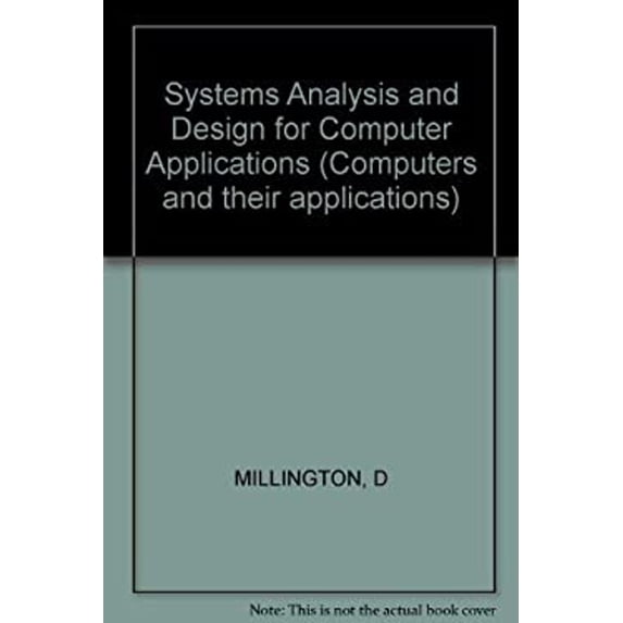 Pre-Owned Systems Analysis and Design for Computer Applications (Hardcover) 9780853122494