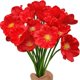thumbnail image 1 of 20 Piezas de Amapolas Artificiales Flores Falsas de PU Ramo de Boda de 33 cm de Alto para el Hogar Cocina Comedor Centros de Mesa Decoración de Boda esquí esquí Gafas de esquí, 1 of 5