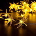thumbnail image 2 of Solar Powered DragonFly LED Light String, 2 of 9