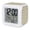 Warm Beige, Olive, Sepia, Cream, variant on Classic Bees Digital Alarm Clock for Bedrooms, Smart LED Alarm Clock with 7 Color Changing Night Light, Summer Spring Floral Cute Animals Silent Wake Up Clocks for Sleep Study Cooking 3.2"x3.2"