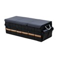 thumbnail image 4 of Organizador de maletero de coche con correas reflectantes para equipaje, impermeable, para furgonetas, camiones y SUV Negro, 4 of 8