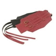 thumbnail image 4 of Cinturón ancho Vintage Medieval de cuero PU Hugo accesorio de pirata cinturón elástico Rojo, 4 of 10