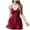 Wine, variant on Vibrex One Piece Swimsuits with Short Women Bathing Suit Swimwear Slimming Bathing Set Women's Casual Fashion Slim Solid Color Sports Bikini Swimsuit