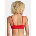 thumbnail image 2 of No Boundaries Women's Fit Stretch Scoop Bralette, Sizes XS-3XL, 2 of 4