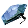 thumbnail image 5 of Blue Hydrangeas All Weather Umbrella Triple Folding Parasol 6 Ribs UV Protection Portable, 5 of 8