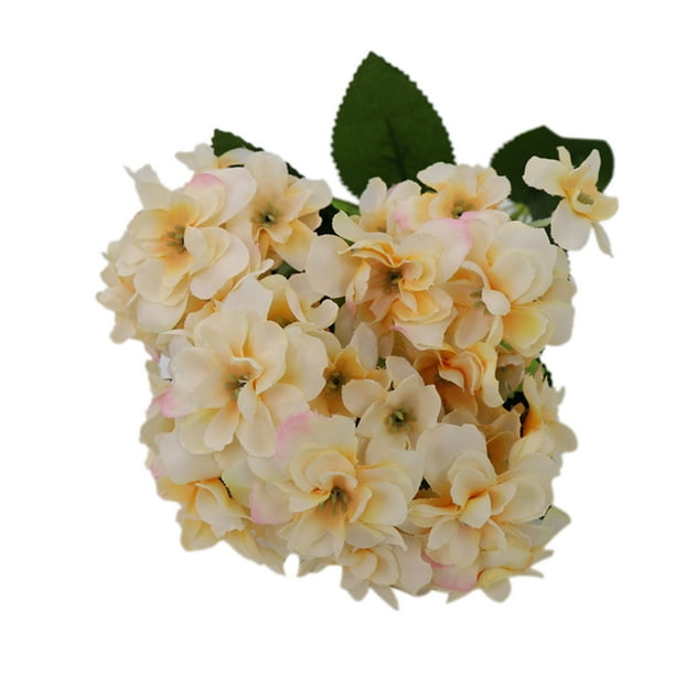 Flores de hortensias artificiales para bodas, fiesta y champán