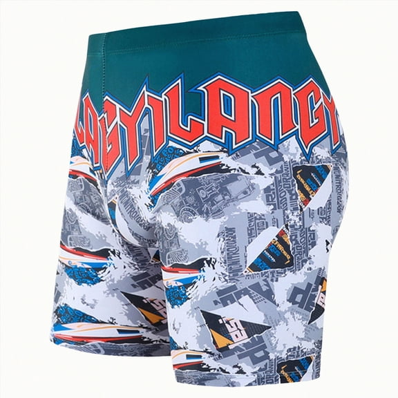 Xudanell Little Boys Swim Trunks with Boxer Mesh Liner Swim Shorts Kids Quick Dry Bathing Suit Swimwear 4-12T