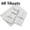 Pearl White, variant on Chengjian Tissue Paper, Pearlescent Shiny White, 60 Sheets