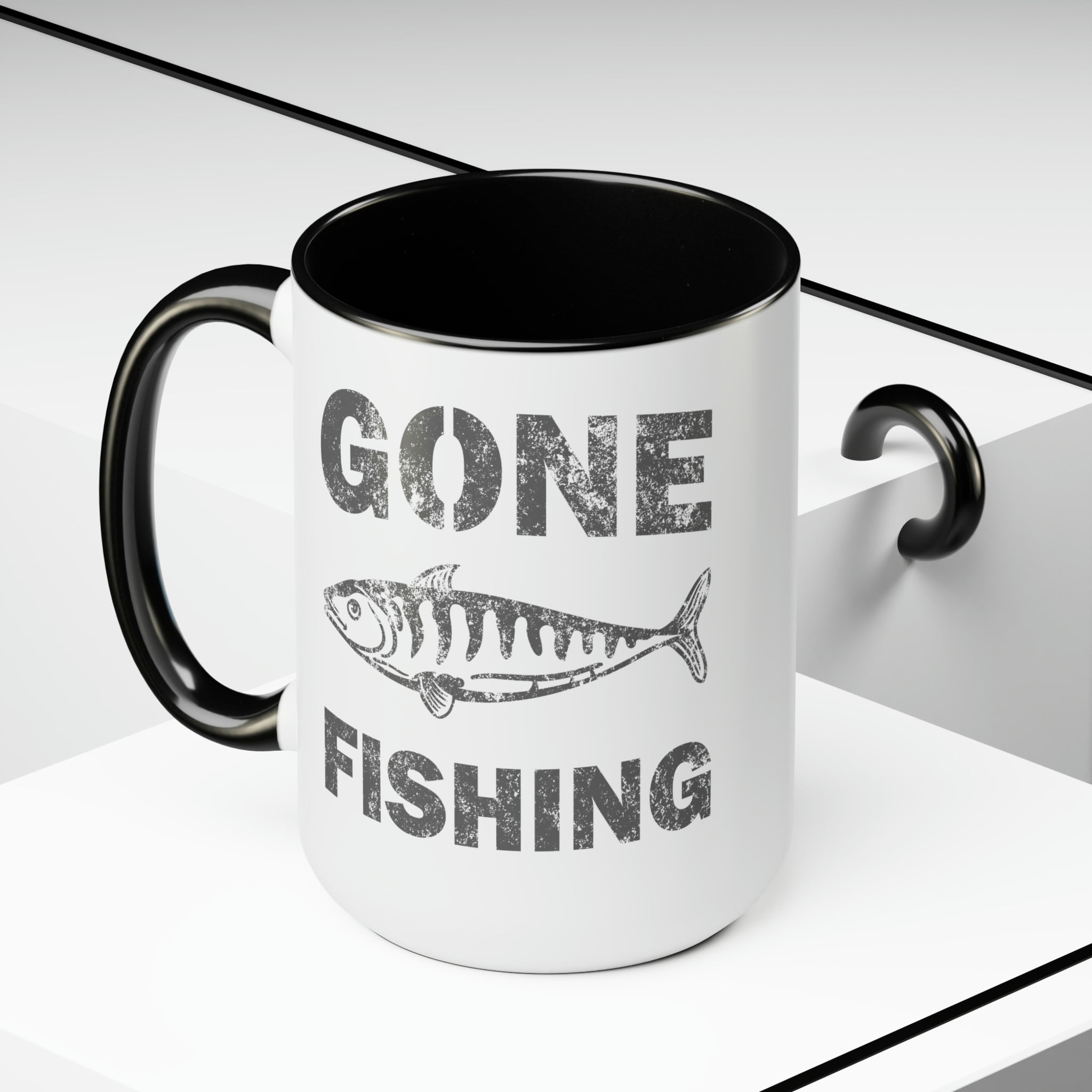 Fishing mug, birthday gift, The Crystal Shoppe.