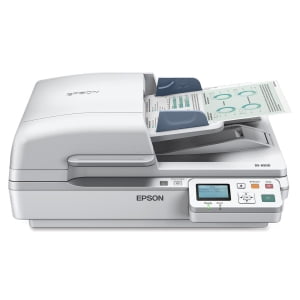 Epson Ds 6500 Epson WorkForce DS-6500 Flatbed Scanner - 1200 dpi Optical - 48-bit Color - 16-bit Grayscale - 25 - 25 - USB LGL DUPL 25PPM/50IPM 100PG ADF MAC ()