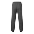 thumbnail image 3 of TrendOFT Mens Baggy Sweatpants Wide Leg Joggers Drawstring Waist Athletic Track Pants with Pockets for Gym Running Workout Grey XL, 3 of 5