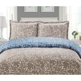 thumbnail image 2 of Harper Lane, Harper Lane Payson Reversible 3-Piece Duvet Set, Tan, Full/Queen, Beige, Floral, 2 of 3