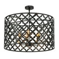 thumbnail image 6 of Meyda Tiffany 137209 Clover 5 Light 34" Wide Pendant - Black, 6 of 7