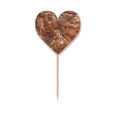 thumbnail image 1 of Brown Rock Rugueux Surface Motif Cure-Dent Drapeaux Coeur Lable Cupcake Pics, 1 of 3