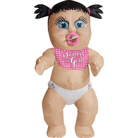 Adult Daddy's Girl Inflatable Baby Costume (Best Baby Costume Ideas)