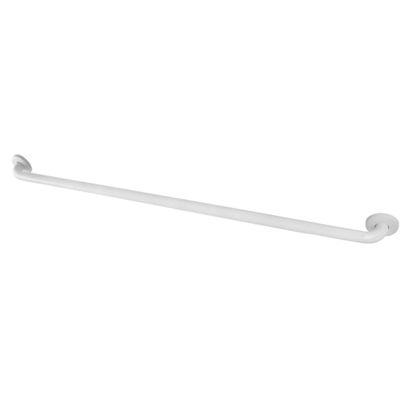 Kingston Brass GB1448CSW Made To Match 48-Inch x 1-1/4-Inch O.D. Stainless Steel ADA Grab Bar in White