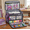Purple, variant on Portable Sewing Machine Carrying Case, Heavy Duty Sewing Machine Tote with Shoulder Strap for Sewing Machines, Blue