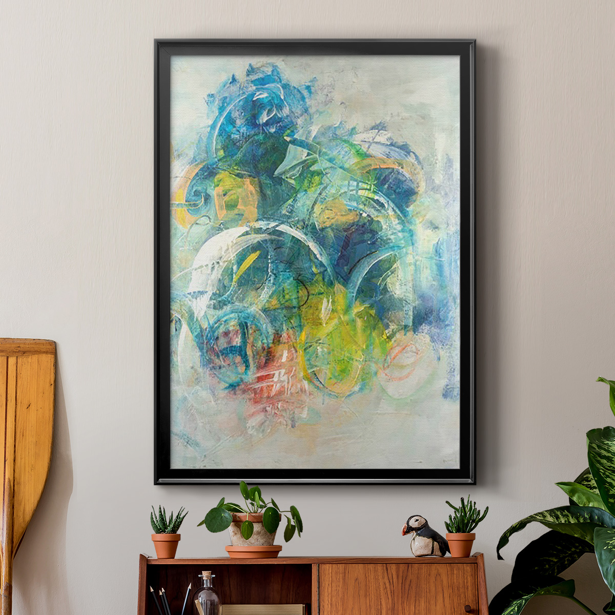 Silent Energy I Premium Framed Print, in Gold, Black, or Silver - Ready to Hang
