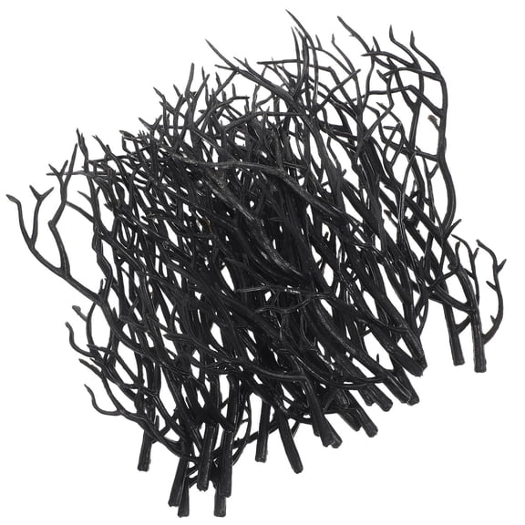 WRITWAA 24Pcs Artificial Antler Shaped Branches Black for Home Supplies Vase Filler Decor