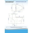 thumbnail image 5 of WOODBRIDGE Black B0941 Modern One Piece Toilet with Soft Closing Seat, 5 of 10