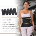 thumbnail image 2 of Entrenador de cintura para mujeres debajo de la ropa Vendaje de cintura con envolturas de barriga de bucle para tamaño libre de estómago Ormromra  CZJP-HY9, 2 of 8