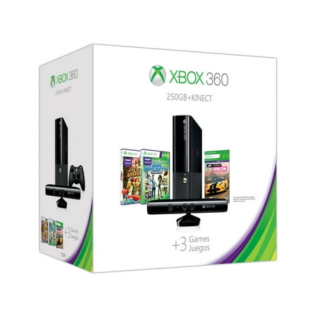 Pre-Owned Xbox 360 E 250GB Kinect Holiday Value Bundle