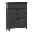 thumbnail image 2 of Sandy Platform Cappuccino Wood 6 Piece Bedroom Set in Queen, 2 of 4