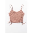 thumbnail image 4 of Ragstock Hazelnut Ruched Side Crop Cami, 4 of 4