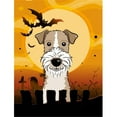 thumbnail image 1 of Halloween Wire Haired Fox Terrier Flag Garden Size, 1 of 1