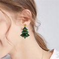 thumbnail image 6 of Niusricy Women Christmas Tree Earrings Dainty Star Tree Dangle Earrings Holiday Jewelry Gift, 6 of 8