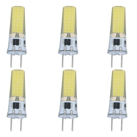 

6Pcs G8 LED Bulb 5W Dimmable 2508 COB Energy Saving Easy Installation 360 Degrees 50000 Hours Stable 5W Bulbs 100120V Cold White
