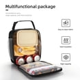 thumbnail image 4 of AYEANY Fiambrera Bolsa de almuerzo para hombres y mujeres Fiambrera Bolsas de almuerzo Bolsa de almuerzo aislada Fiambrera refrigerador (Negro), 4 of 5