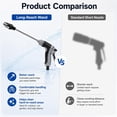 thumbnail image 5 of Power Blast Plus, Handheld Portable Pressure Washer with 360°Rotating Nozzle, 3 Spray Modes, Tool-Free Setup for Driveway & Outdoor Cleaning, 5 of 8