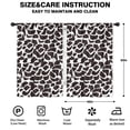 thumbnail image 2 of Blackout Kids Curtains,White and Black Of Leopard Print Childrens Insulated Curtains Set Of 2,Bedroom Essentials,Toddler Room Decor 42"x63", 2 of 5