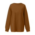 thumbnail image 5 of Oversized Crewneck Sweatshirt Women 2026 Fall Comfort Colors Sweatshirt Casual Long Sleeve Fleece Pullover Sweaters,M, 5 of 8