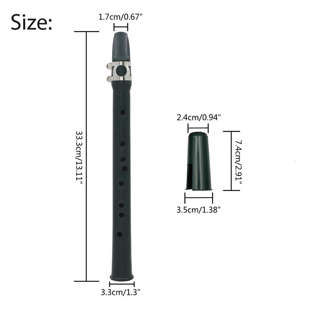 CEORPER Portable Mini Sax Saxophone With Carrying Bag Pocket Saxophone Woodwind Instrument for Student Beginners Adults