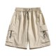thumbnail image 1 of pstuiky Pantalones cortos de gimnasio para hombre, Pantalones cortos de verano para hombre, informales y cómodos, con bolsillo y cintura elástica y cordón ajustable. Pantalones cortos de baloncesto, 1 of 4