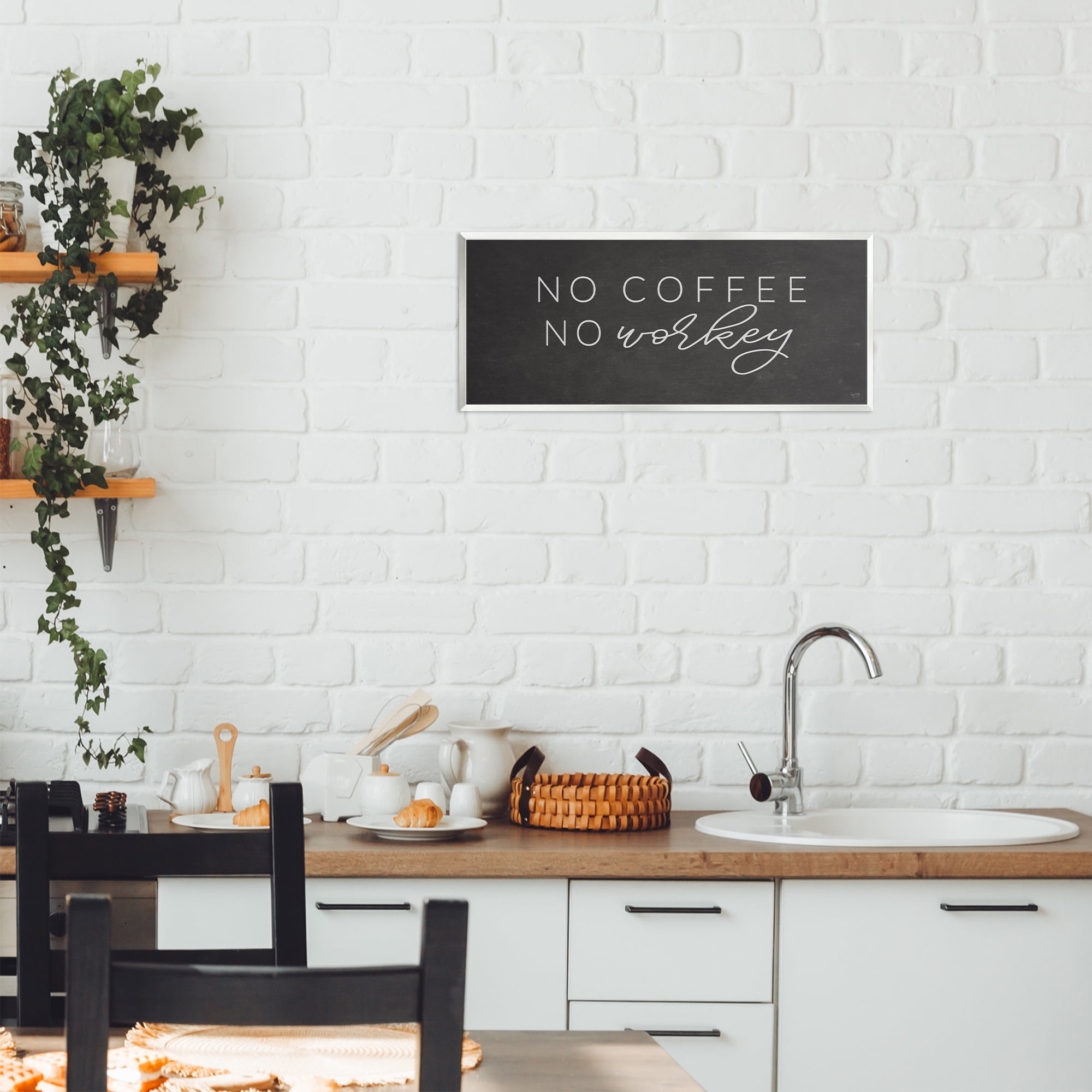 Stupell Industries Sassy No Coffee Quote Wall Plaque Art, design by Lux + Me Designs
