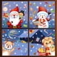 thumbnail image 2 of Pegatinas de ventana de copo de nieve de Navidad, pegatina de pared de vidrio de puerta electrostática, Feliz Navidad, Papá Noel, muñeco de nieve, alce, 2 of 4