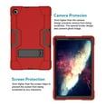 thumbnail image 2 of SOATUTO Lenovo Tab M10 Plus 10.3 inch Tablet Case Hybrid Shockproof Rugged Anti-Impact Protection Cover Built in Kickstand For Lenovo Tab M10 Plus TB-X606F / TB-X606X 10.3 inch(Red+Black), 2 of 6