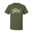 thumbnail image 2 of Wild Bobby, Yay Sports Do the Things Get the Points Father's Day Men's Tee, Military Green, Large, 2 of 6