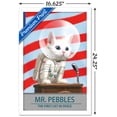 thumbnail image 3 of Fallout 4 - Mr. Pebbles - The First Cat In Space Wall Poster, 14.725" x 22.375" Framed, 3 of 5