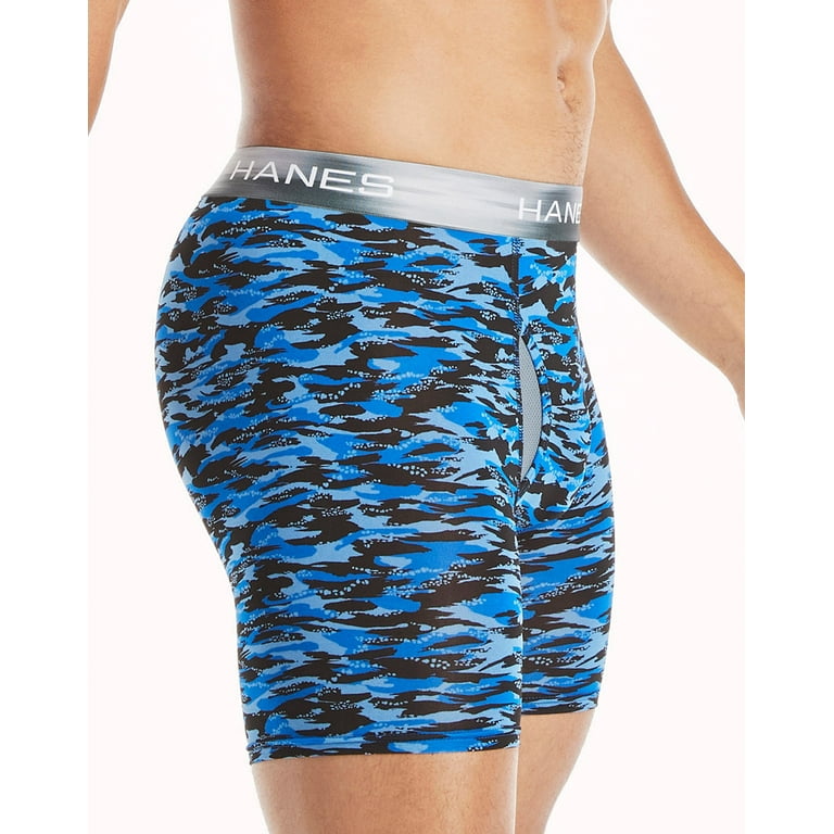 Hanes Ultimate Men's Performance Boxer Brief Underwear, X-Temp, Assorted  4-Pack