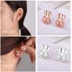 thumbnail image 3 of Abeillo 4 pares de elevadores de pendientes, soportes de pendientes para pendientes pesados que se caen, elevadores de pendientes de repuesto para pendientes pesados que levantan lóbulos de, 3 of 5