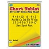 Top Notch Teacher Products Brite Chart Tablet, 24" x 32", 1-1/2" Ruled, Assorted Colors, 25 Sheets