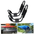 thumbnail image 3 of MERRYHAPY 2Pcs Kayak Storage Rack Car Roof Shelf Black Aluminium High Load Bearing Travel, 3 of 7
